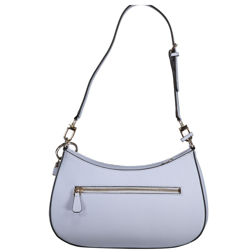 Light Blue Polyethylene Handbag