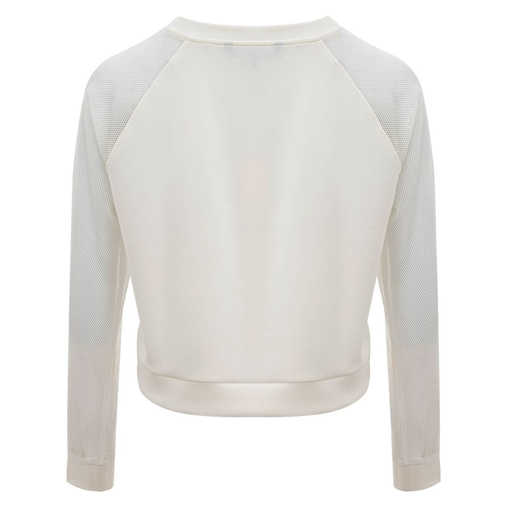 Elegant White Polyamide Sweater