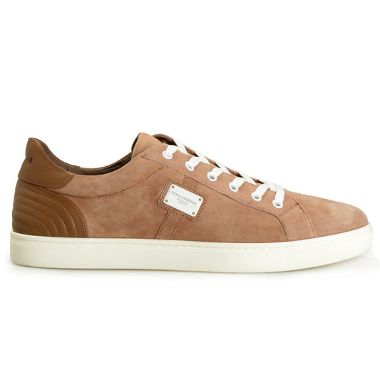 Brown Leather Di Camoscio Sneaker