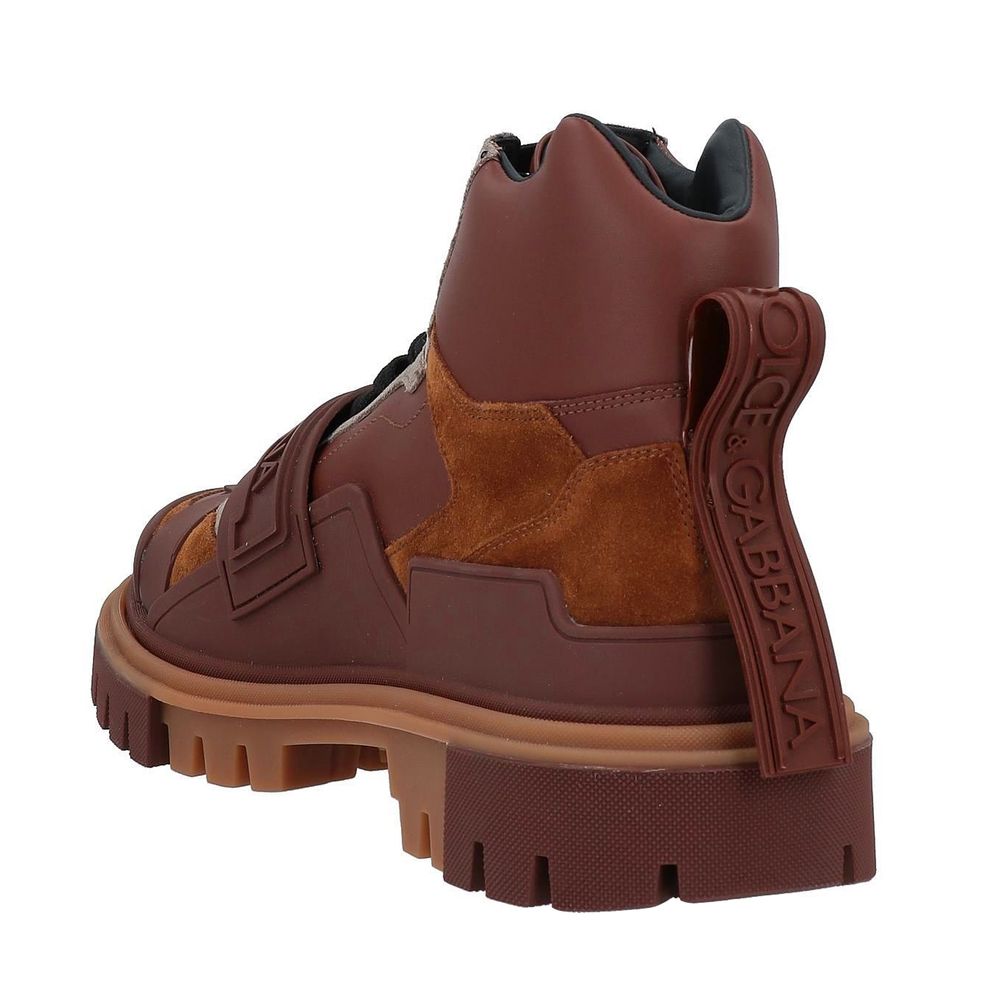 Brown Leather Di Calfskin Boot