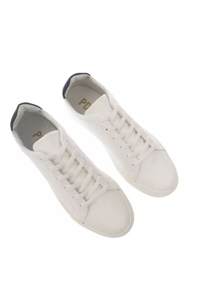 Elegant Monocolor Leather Sneakers